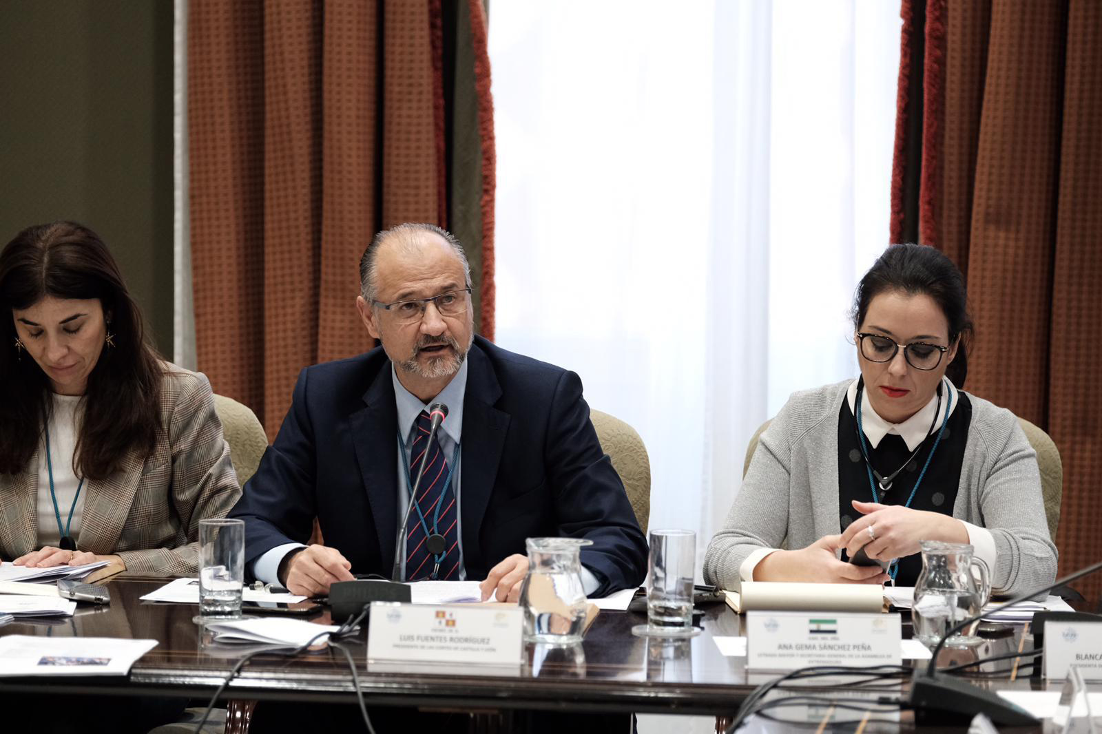 20200117 - Foto4 Presidente de las Cortes en Comité Permanente CALRE